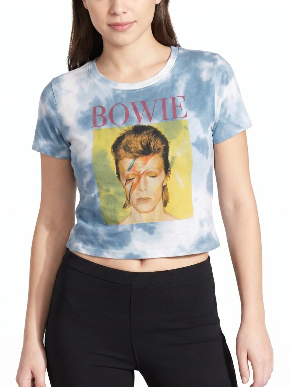 WOMENS  David Bowie  BAND Crop  (MEDIUM)